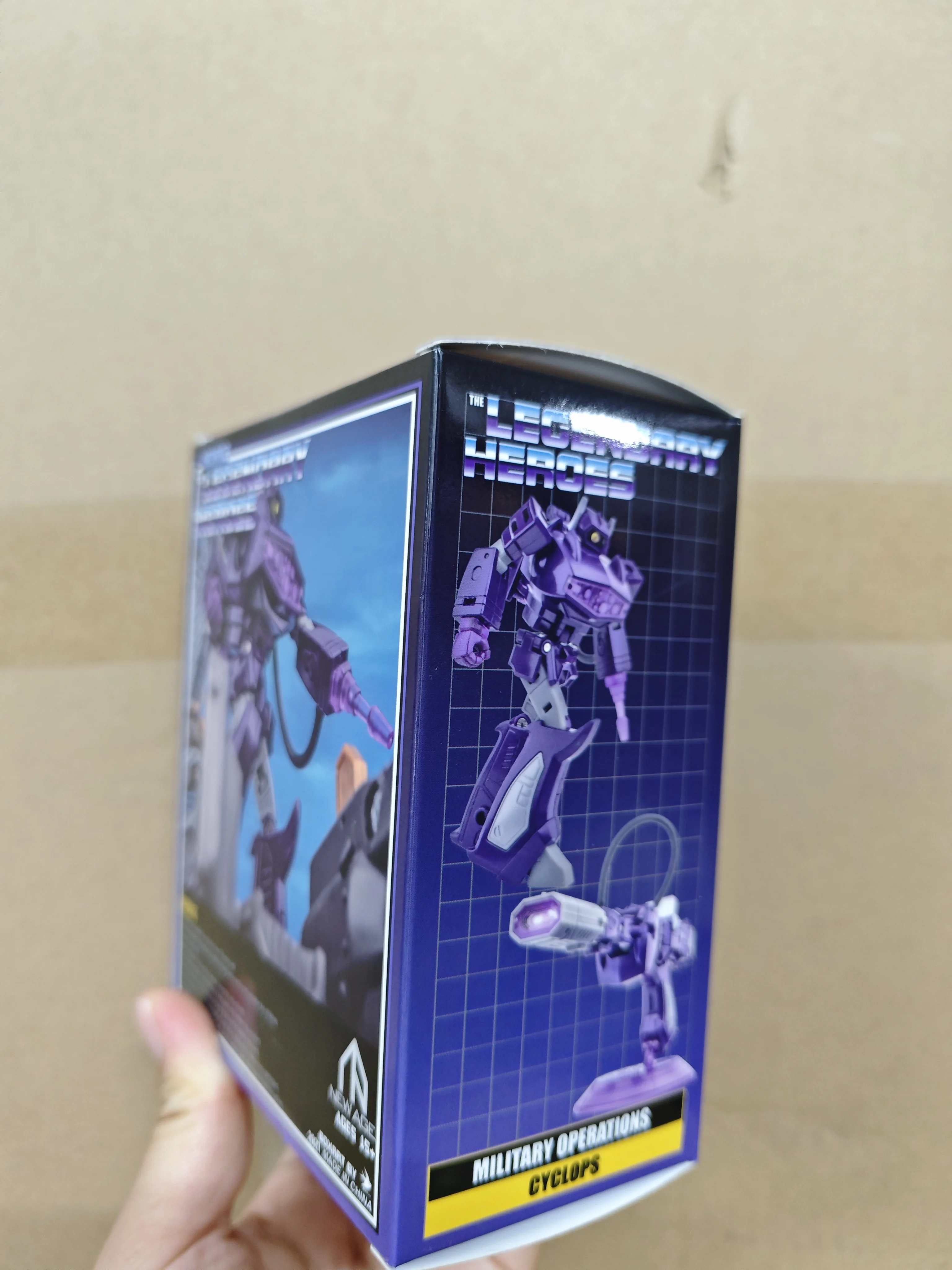 Newage Transformation H35-EX H35EX Cyclops Toy Color Shockwave Model Robot Action Figure Toy with Box Inventory Collection