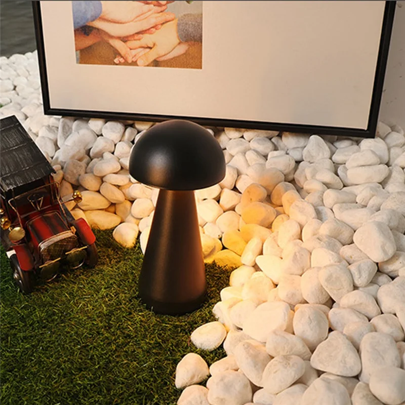 

CHCH LED Rechargeable Mushroom Table Lamp Desktop Bedside Lamp For Children's Room Cute Bedtime Touch Control Lamp