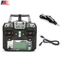 FLYSKY FS-i6X FS i6X 10CH 2.4GHz AFHDS 2A RC Transmitter With X6B iA6B A8S iA10B iA6 Receiver for RC FPV Racing Drone Retailbox