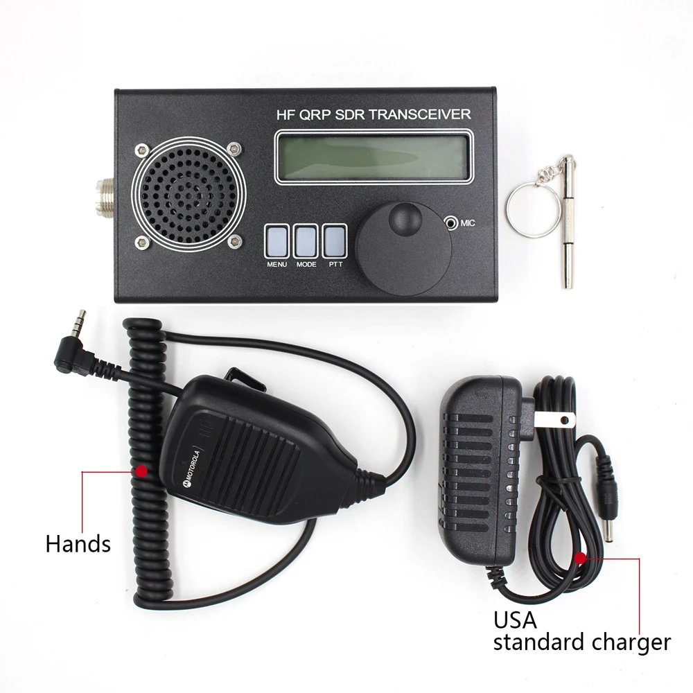 USDX QRP Short wave radio transceiver  SDR Transceiver 8-band USDR