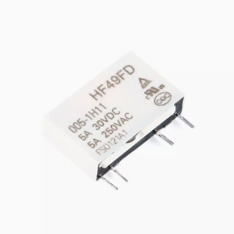 5pcs HF49FD-005-1H11 HF49FD-012-1H11 HF49FD-024-1H11 5A 250V 5PIN 5V 12V 24V Miniature Power Relay