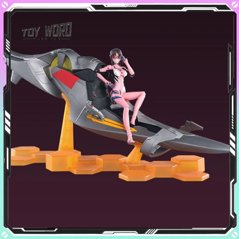 

New Blokees Anime Figure Neon Genesis Evangelion Miracle Edition Figures Makinami Mari Illustrious Toy Model Collect Custom Gift