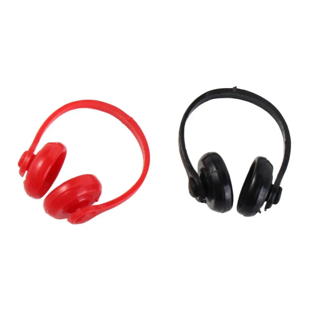 Dollhouse Props Dollhouse Headphone Model Plastic Classic Miniature Headset Model 1/12 Scale Miniatures Wireless Earphone
