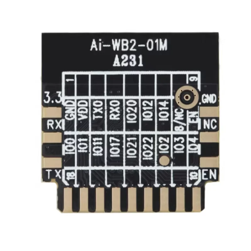 5pcs Original Genuine Ai-WB2-01M WiFi & BLE Bluetooth Dual-Mode Module Serial Transparent Transmission Module