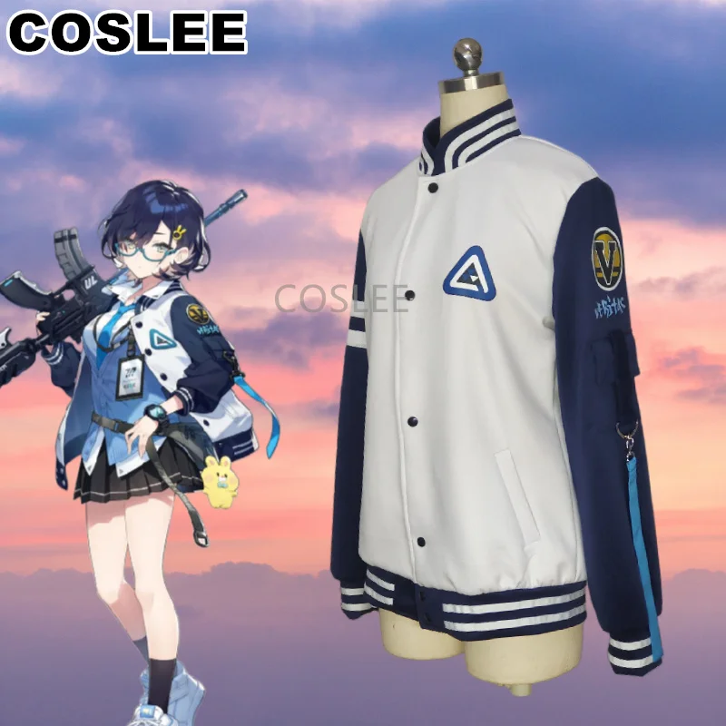 

COSLEE Blue Archive Chihiro Leisure Cosplay Costume Fashion Uniform Jacket Game Suit Role Play Halloween Party Outfit Women New