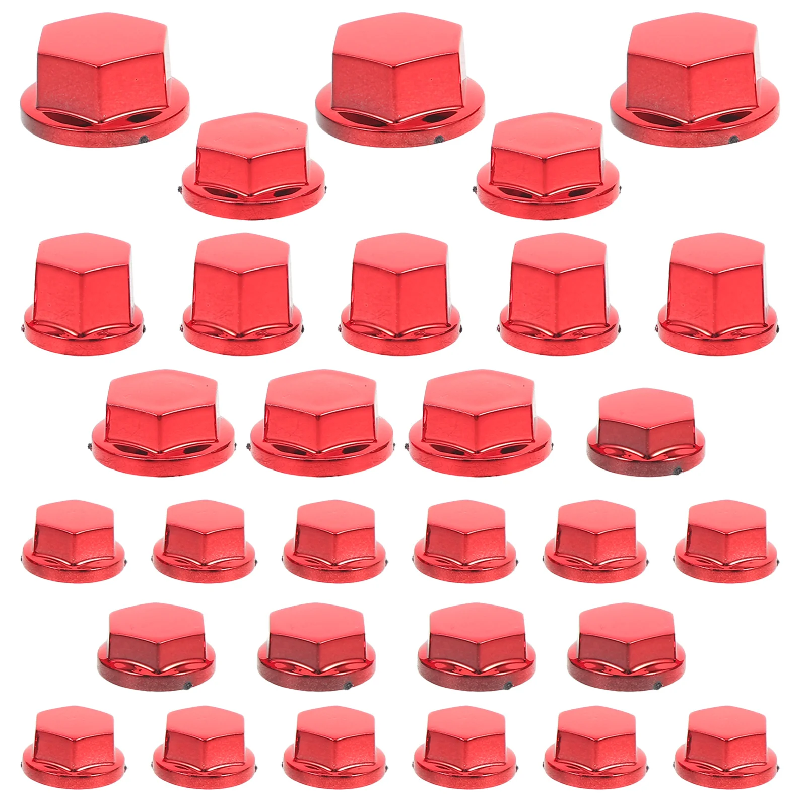 

30pcs Engine Bolt Head Covers Replacement Screw Caps For Motorcycle Motorbike Nut Cover Axle Nut Cover Motorcycle Accessory
