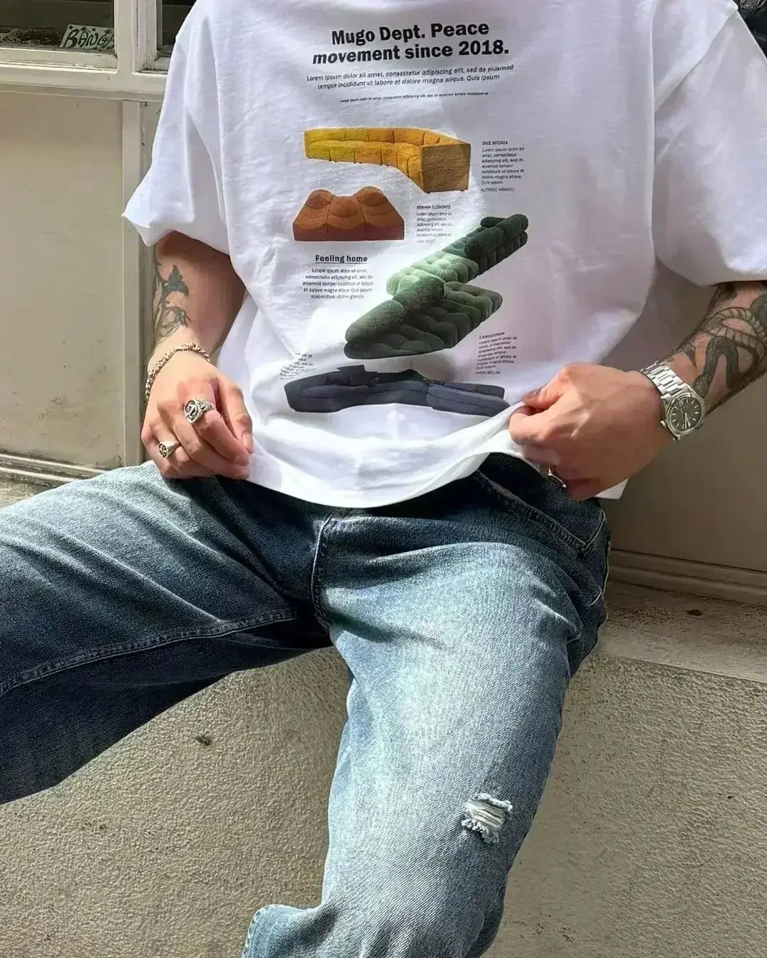 تي شيرت كاجوال على الموضة ملابس كانجي تي شيرت مطبوع بأكمام قصيرة فضفاض ملابس الشارع الشهير Harajuku بلايز Y2k تي شيرت للجنسين #1