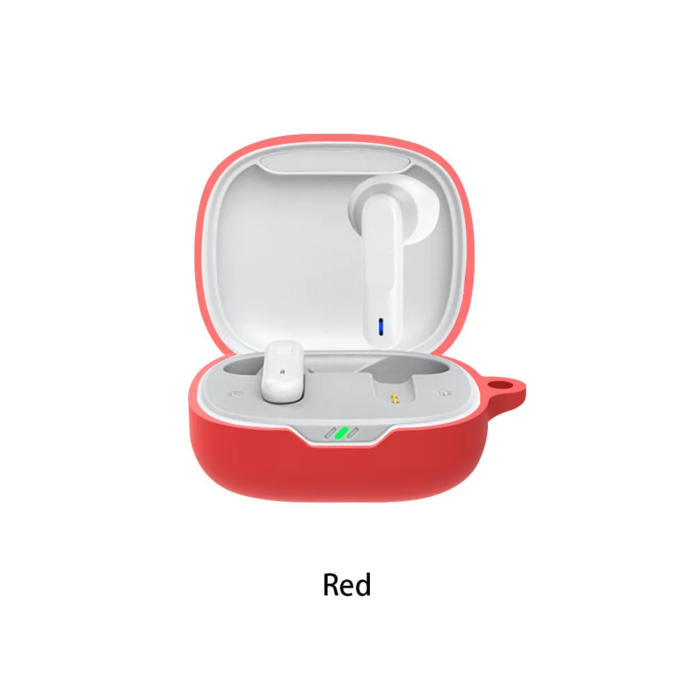 For JBL WAVE FLEX/FLEX 2 Solid Color Earphone Cover Fundas Shell Soft Shockproof Silicone Hearphone Accessories