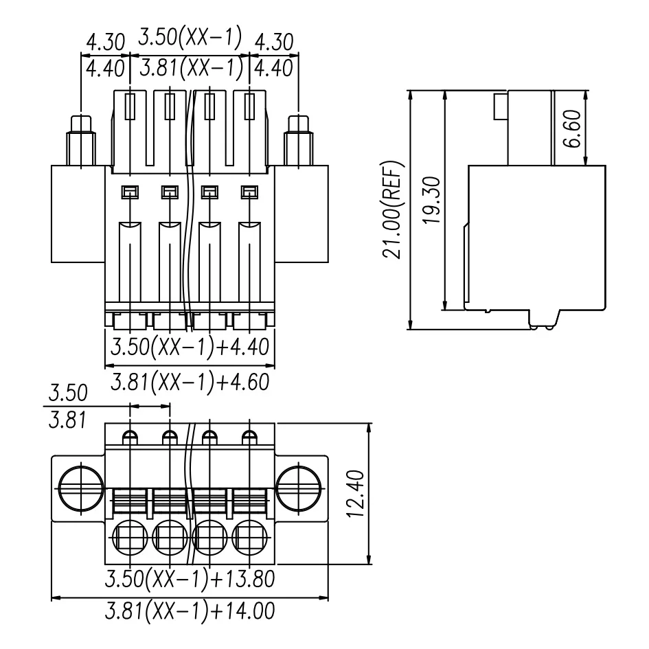 100PIN 15EDGKDM 3.5MM KF2EDGKDM 2P~12P PCB PUG-IN TERMINAL BlOCKS FK-MCP 1,5/ 2-STF-3,5 PHOENIX ESC350VM