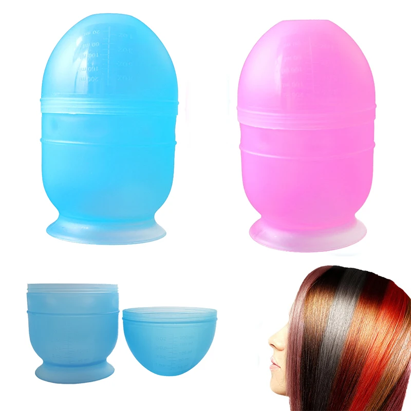 Hair Dye Color Cup Hair Cream Tint Shaker Mixer Cup With Measuring Scale Dying Coloring Hairdressing Styling Accessories