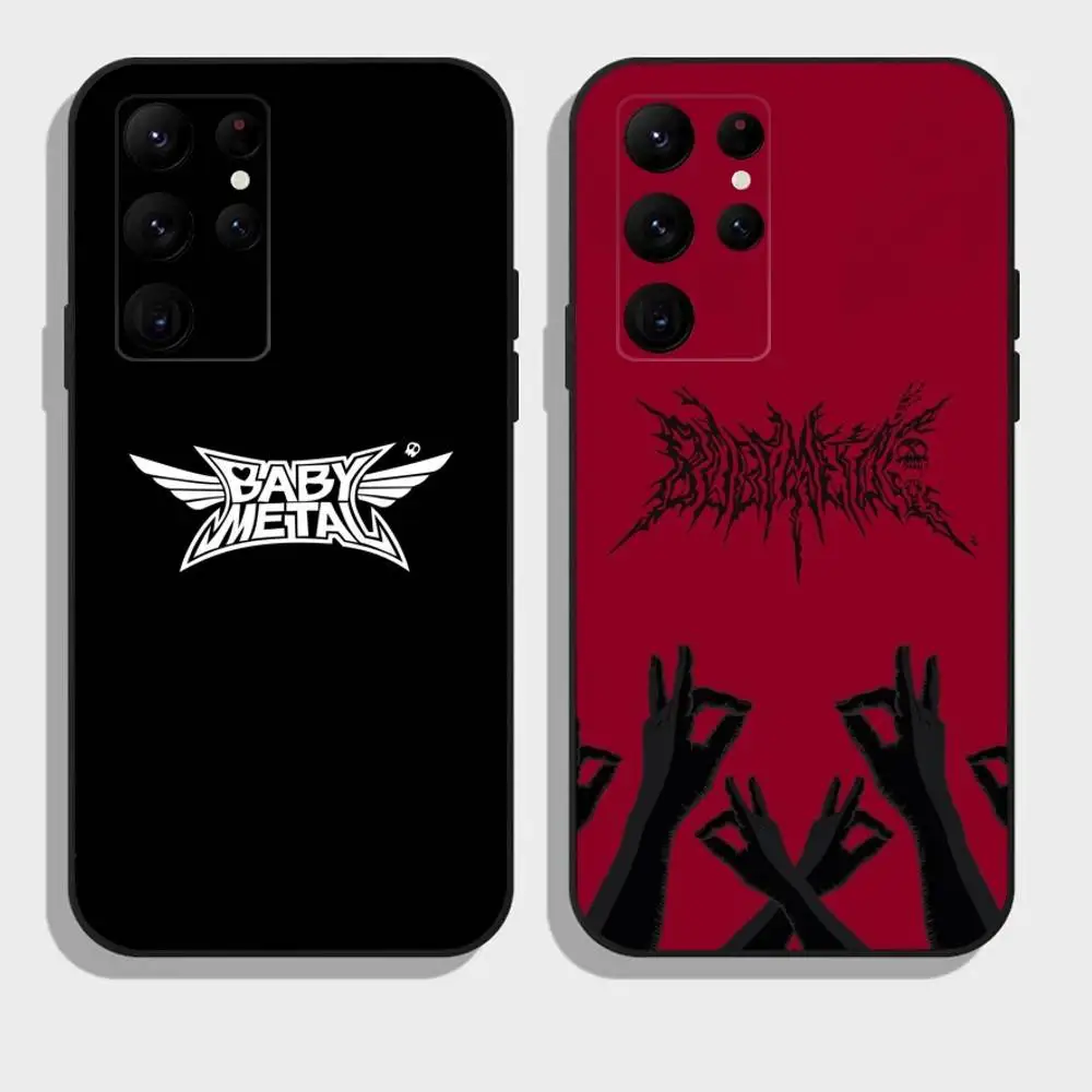 

Rock Band B-Babymetal Phone Case For Samsung Galaxy A73,A72,A71,A70,A52,A51 Others Soft Black Cover