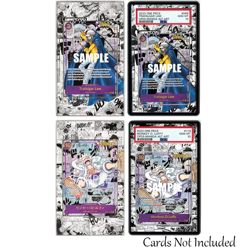Japanese Anime ONE PIECE Monkey D.Luffy YKM Customizable PTCG Expansion Card Set Collectible Cards Christmas Birthday Gifts Toys