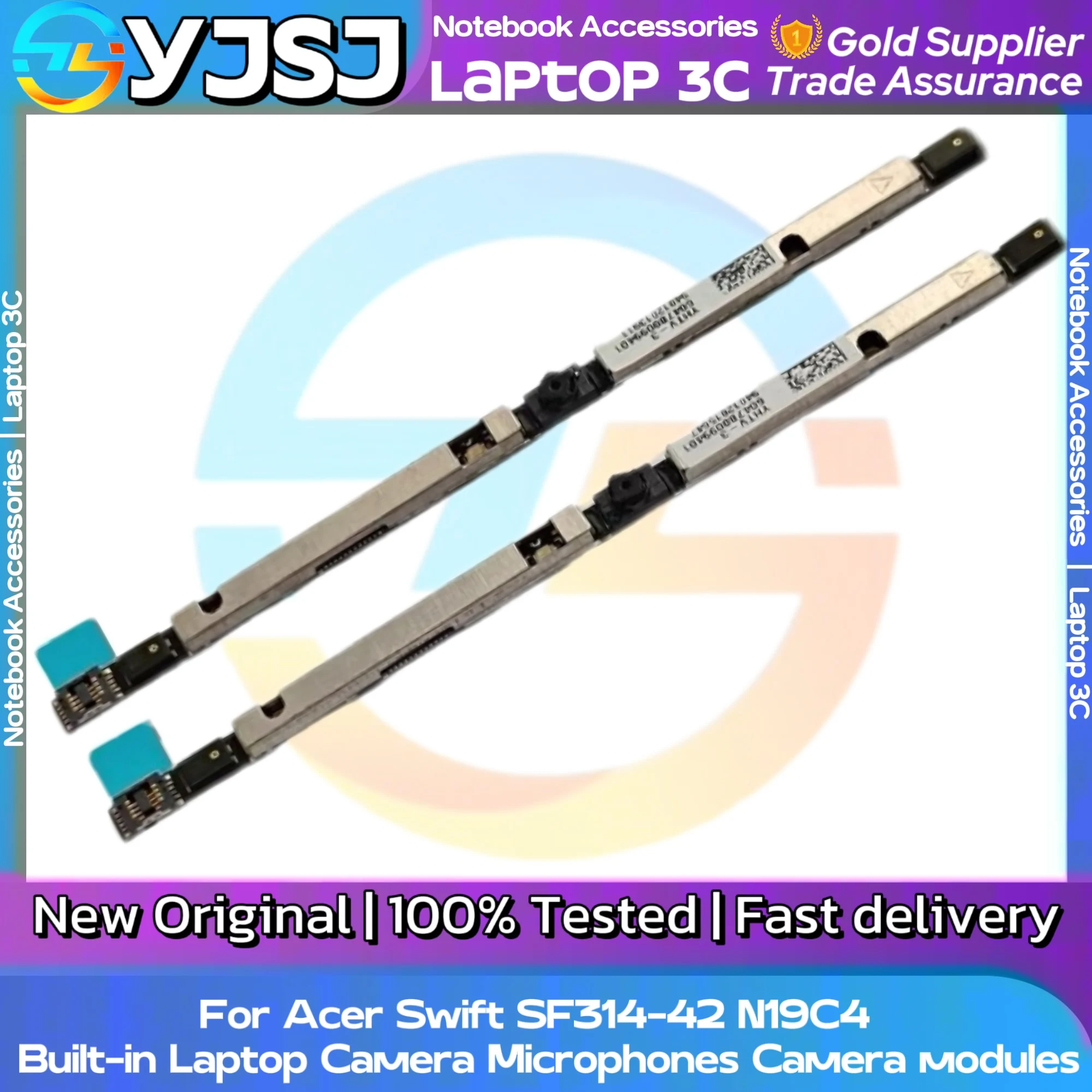 Nuova fotocamera originale per notebook portatile per Acer Swift SF314-42 N19C4 Microfoni per fotocamera per laptop integrati Moduli fotocamera