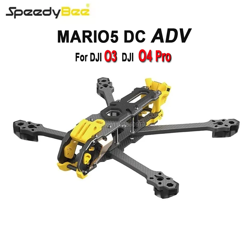 

SpeedyBee Mario 5 XH DC Advanced Frame 5 дюймов для версии O3/O4 PRO с пластиной из углеродного волокна FPV Freestyle RC Racing Drone