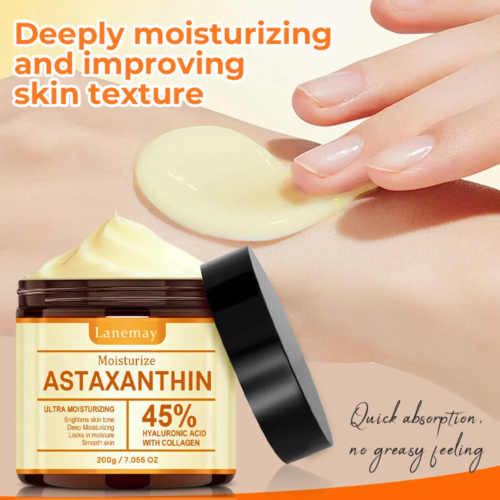 أستازانتين اشراق كريم وجه مضاد للأكسدة هيدرات ترطيب تتلاشى الخطوط الدقيقة تغذي البشرة الناعمة الحساسة مستحضرات التجميل الكورية