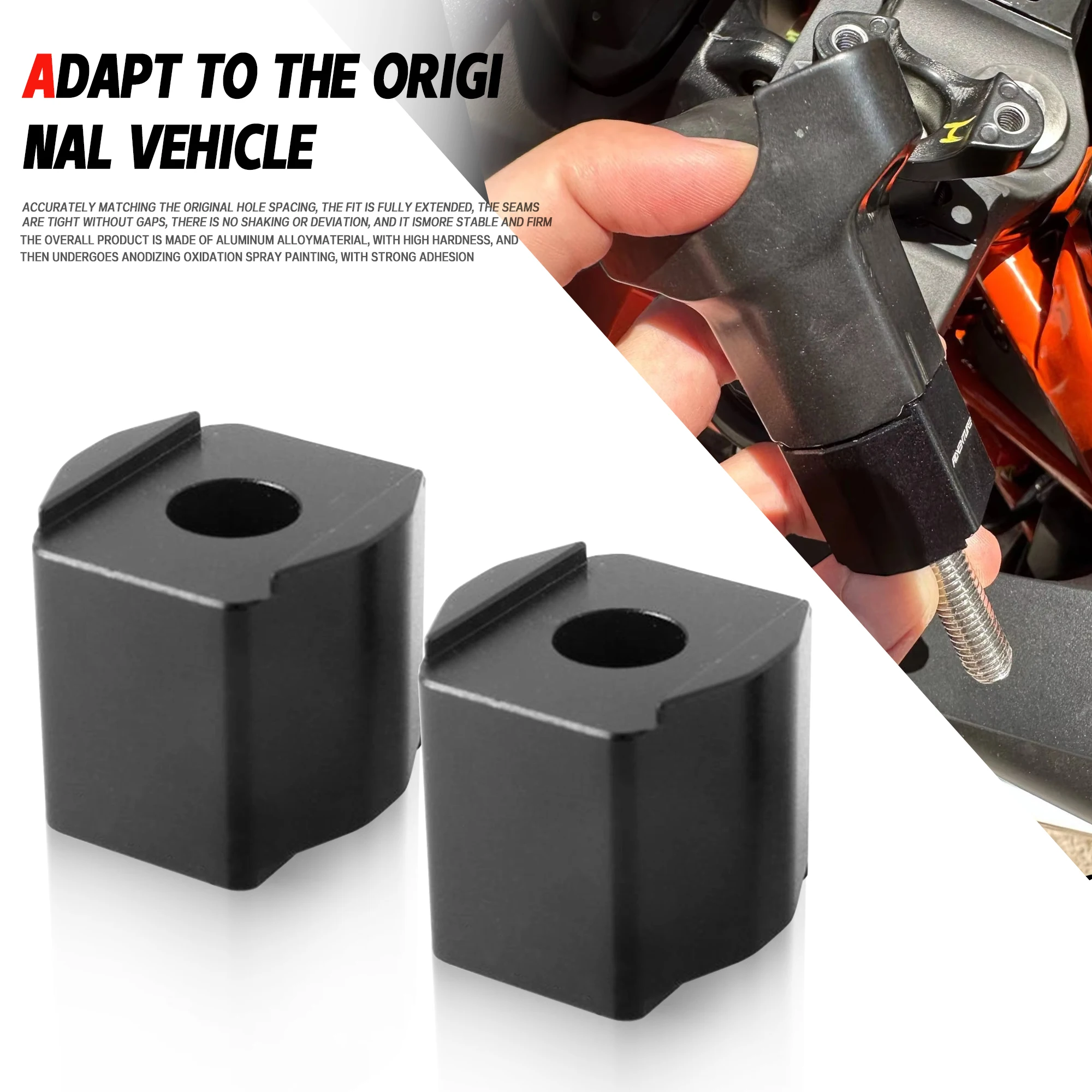 For KTM 390 790 890 1090 1190 ADVENTURE ADV R 1290 Super Motorcycle 390ADV Handle Riser Handlebar Height Increase Adapter Clamp