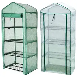 Portable PVC Greenhouse Cover Foldable Anti-Aging Greenhouse Cover for Small Flower House Nursery Room