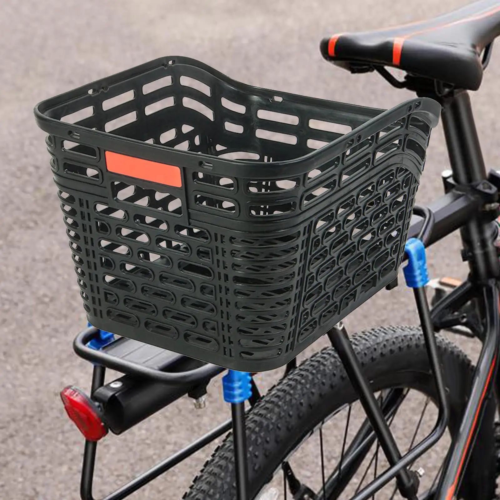 Bicycle Handlebar Front Basket Sundries Container Easy to Install Large Capacity