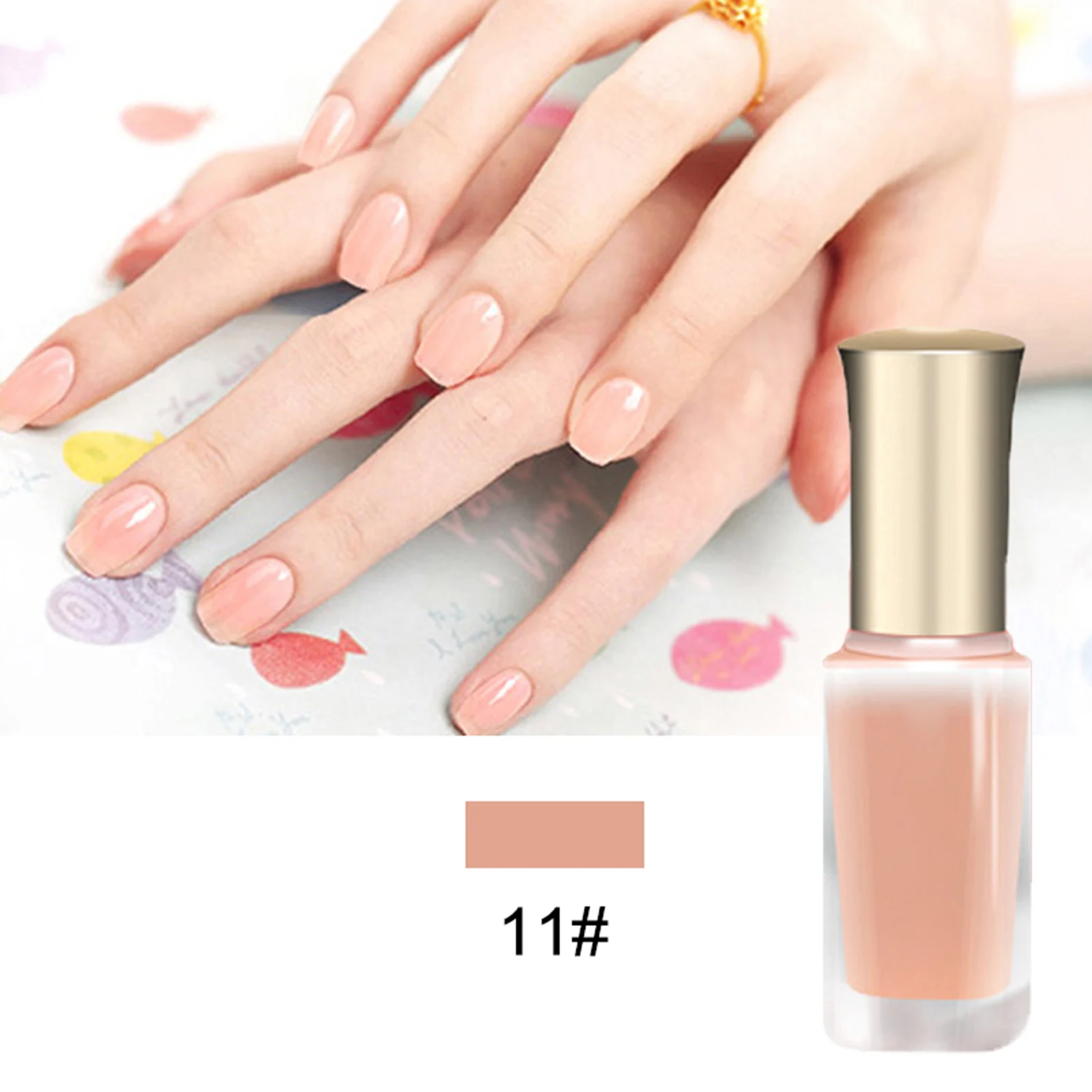 Smalto per unghie semitrasparente Color caramella colore brillante Manicure Top Coat adatto per Manicure da donna di bellezza