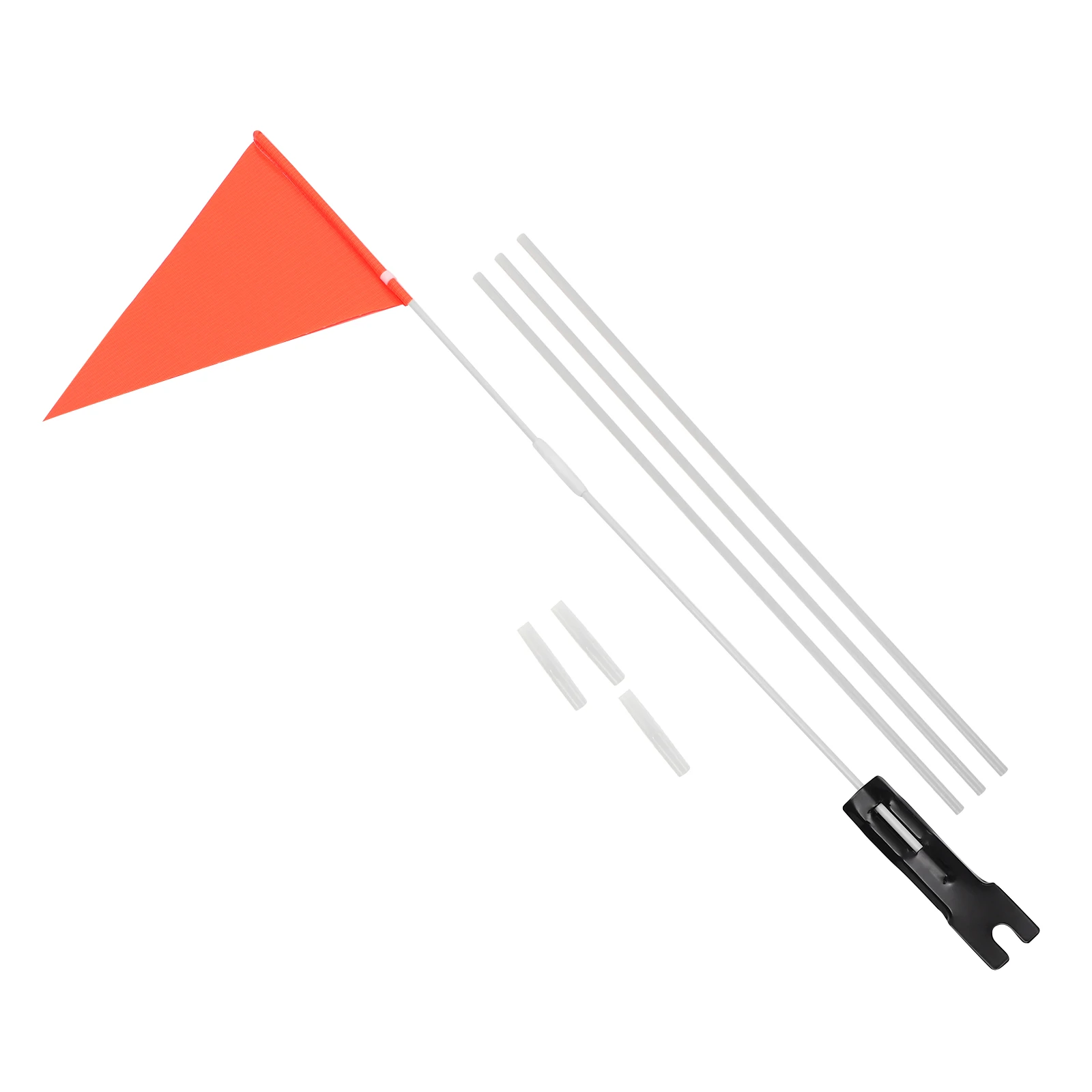 

Pole Bike Car Truck Lightweight Bike Flag Compact Safety Bracket Flag Display Accessory Cycling Warning Banner