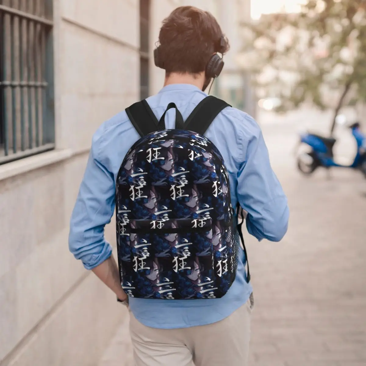 Ado Album Cover Student Backpack School Bag Hiking Travel Daypack for Boys Girls Bookbag Shoulder Bags