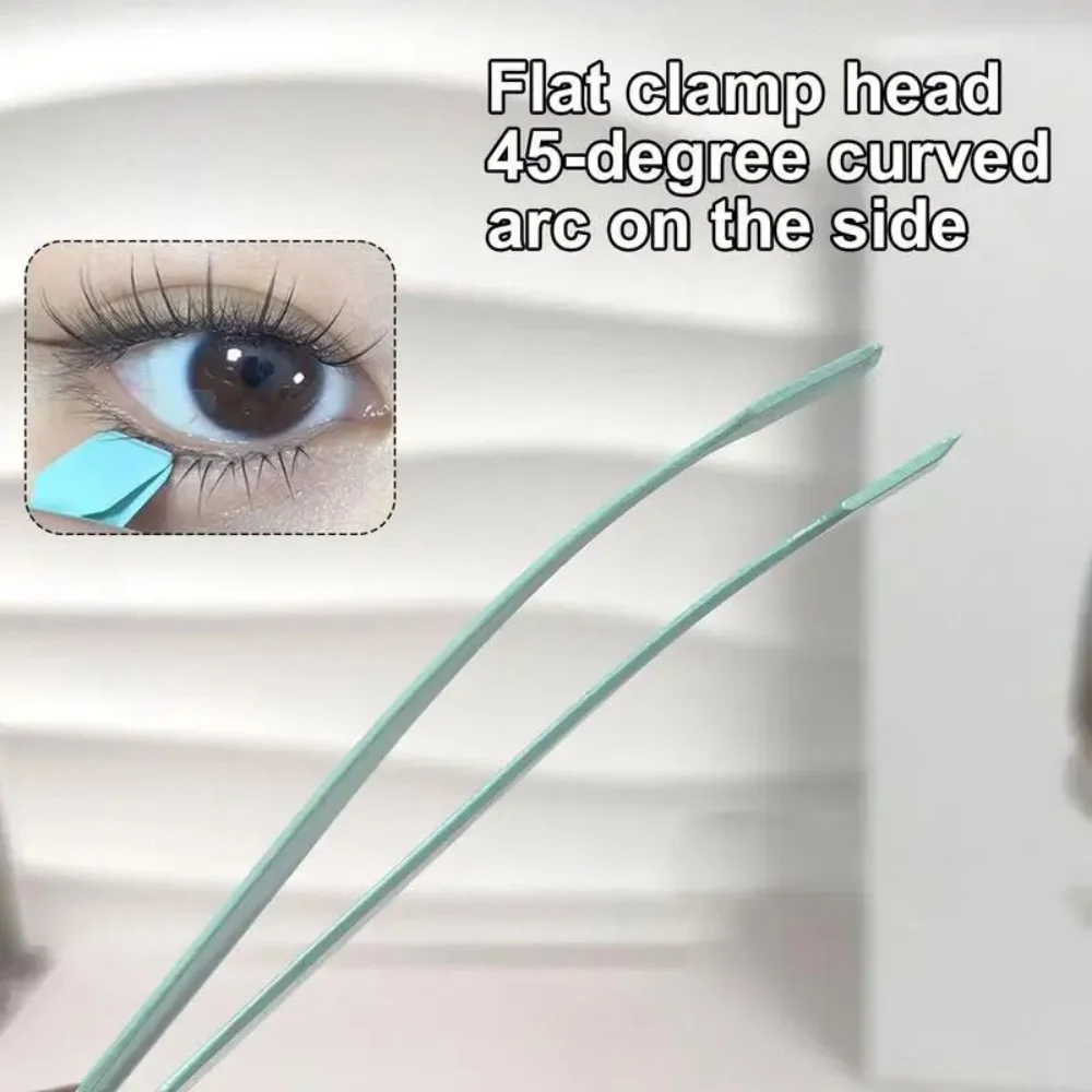 Non-Slip Lash Separator Makeup Tool, Eyelash Cluster Applicator Tweezers, Portable False Lash Grooming Tool for Travel, Home Use