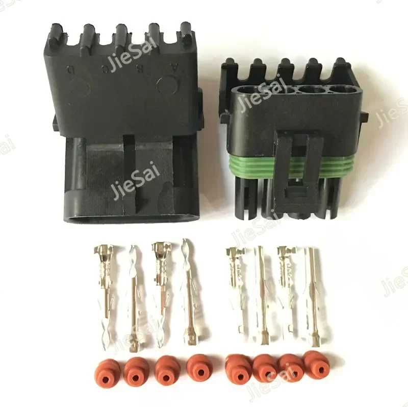 4 Pin 12015797 12010974 Female Male Weather Pack Electrical Wire 2.5 Connector Plug Sealed Wiring Automobile Connectors