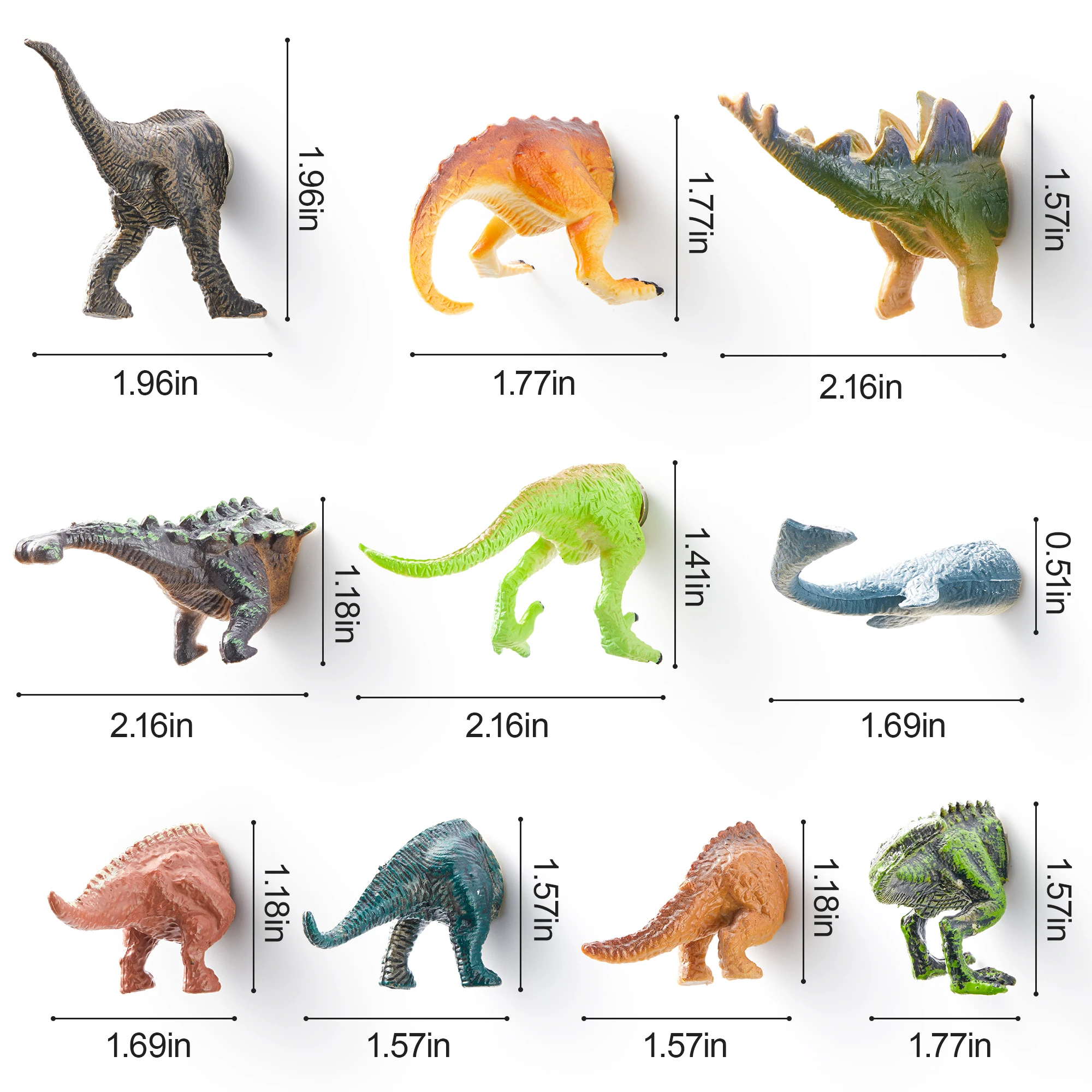 10Pcs Add Some Humor and Funny to Your Fridge with Our Dinosaur Butt Magnets - Perfect for Home Refrigerator Magnets for Adults