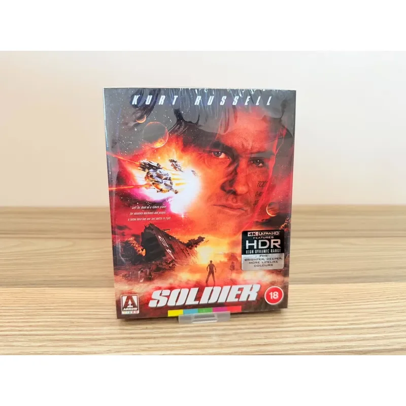 British Version Arrow 4K Blu Ray Soldier Edition High Definition Movie Disc