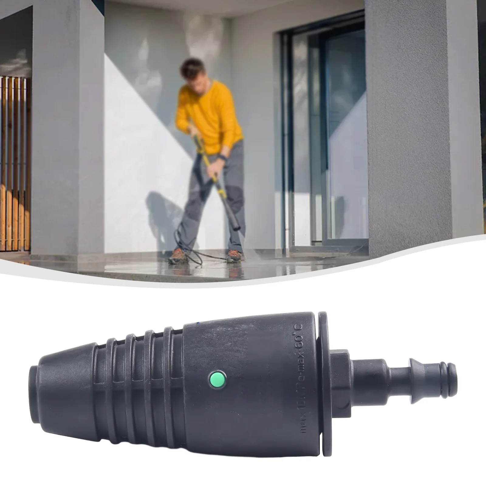 Rotating For Turbo Nozzle Tip for Pressure Washer Units Compatible with Models for Enhanced Cleaning Performance