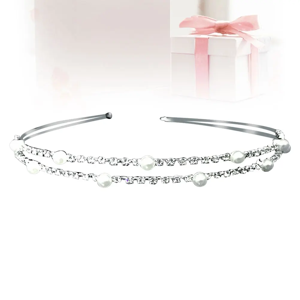 

Crystal Hair Jewelry for Kids Girls Beautiful Crystal Headband Headbands Hairband Accessory Gift Wedding Party