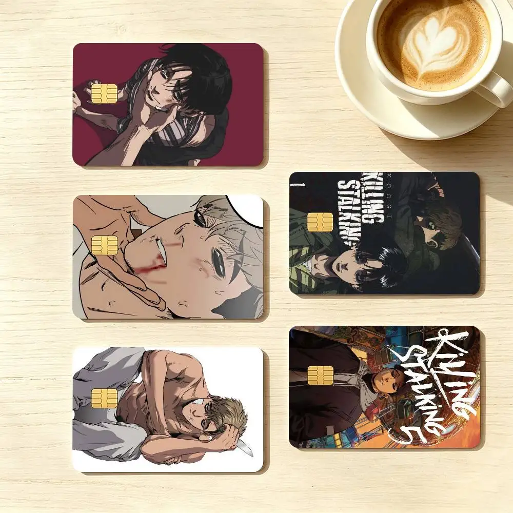 K-Killing S-Stalking Manhwa  Credit Card HD Stickers Game Card Decal Small Chip Waterproof Sticker Gift