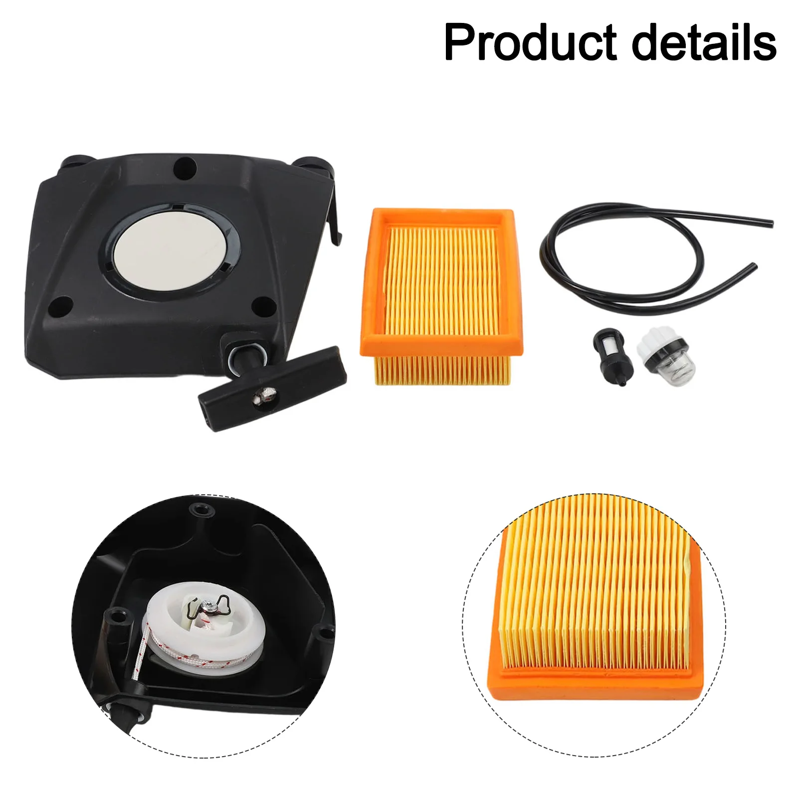 Air Filter And Gas Filter Maintenance Kit Backpack Blower Replacement Air Filter Kit Comprehensive Service High-Grade Materials