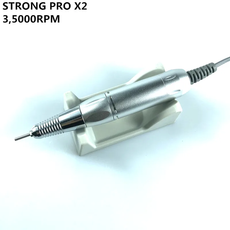 2019 NOVA STRONG 210 caixa de controle 35000rpm Handpiece PRO X2 65W Nail Brocas Manicure Máquina Pedicure Bocados de arquivo elétrico