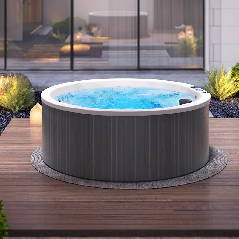 Outdoor Villa Jacuzzi Hot Spring Bath Intelligent Thermostatic Heating Spa Homestay Surfing Big Soak Pool