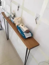 Simple Narrow Long Table, Entrance Console Table, Living Room Furniture for Warm Air Sheet, Small Strip Table, Wall Against Tab