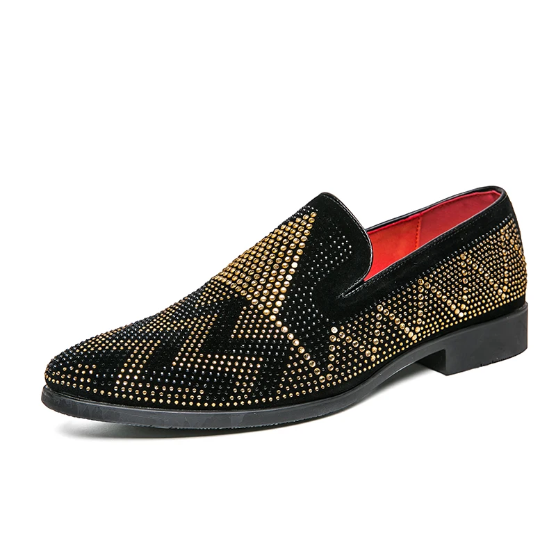 Classic Men Loafers A Pair of Lightweight Breathable Fashionable Leather Shoes in The United States Gentleman's Shoes Size 38-47