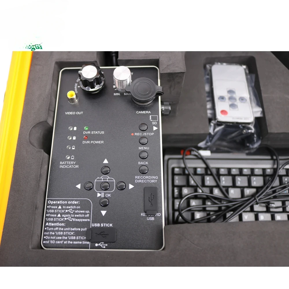 710DNLK Pipe Inspection With 7 Inch TFT Color Display 512Hz Transmitter Waterproof For Drain Sewer