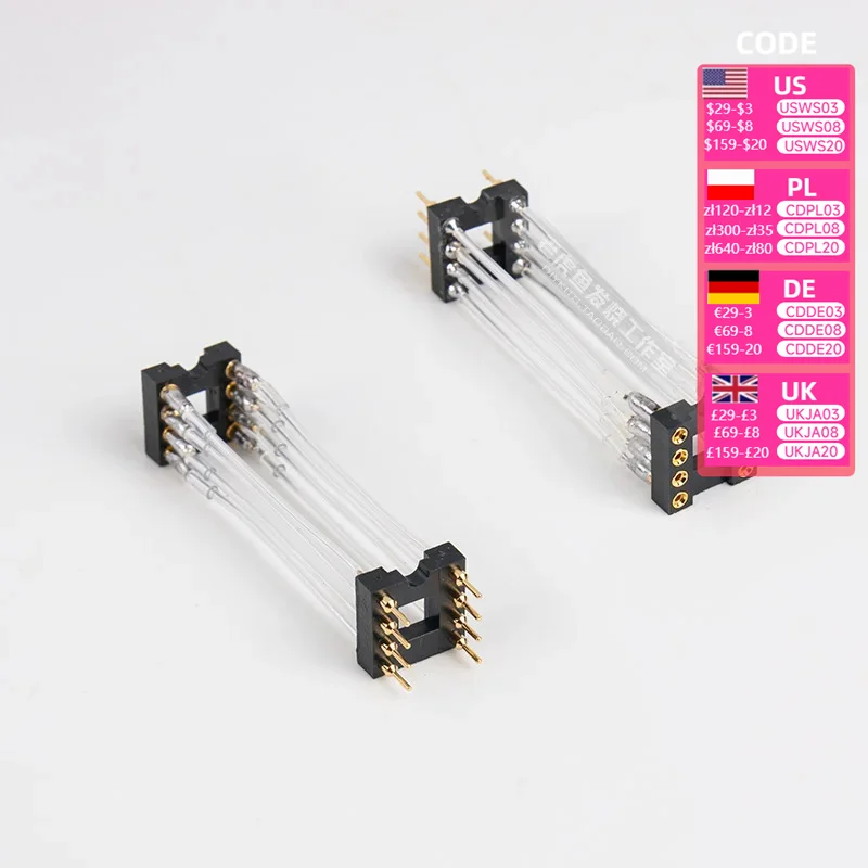 Nvarcher DIP-8 straight plug extension cord socket OPAMP operational amplifier IC For discrete op Amplifier