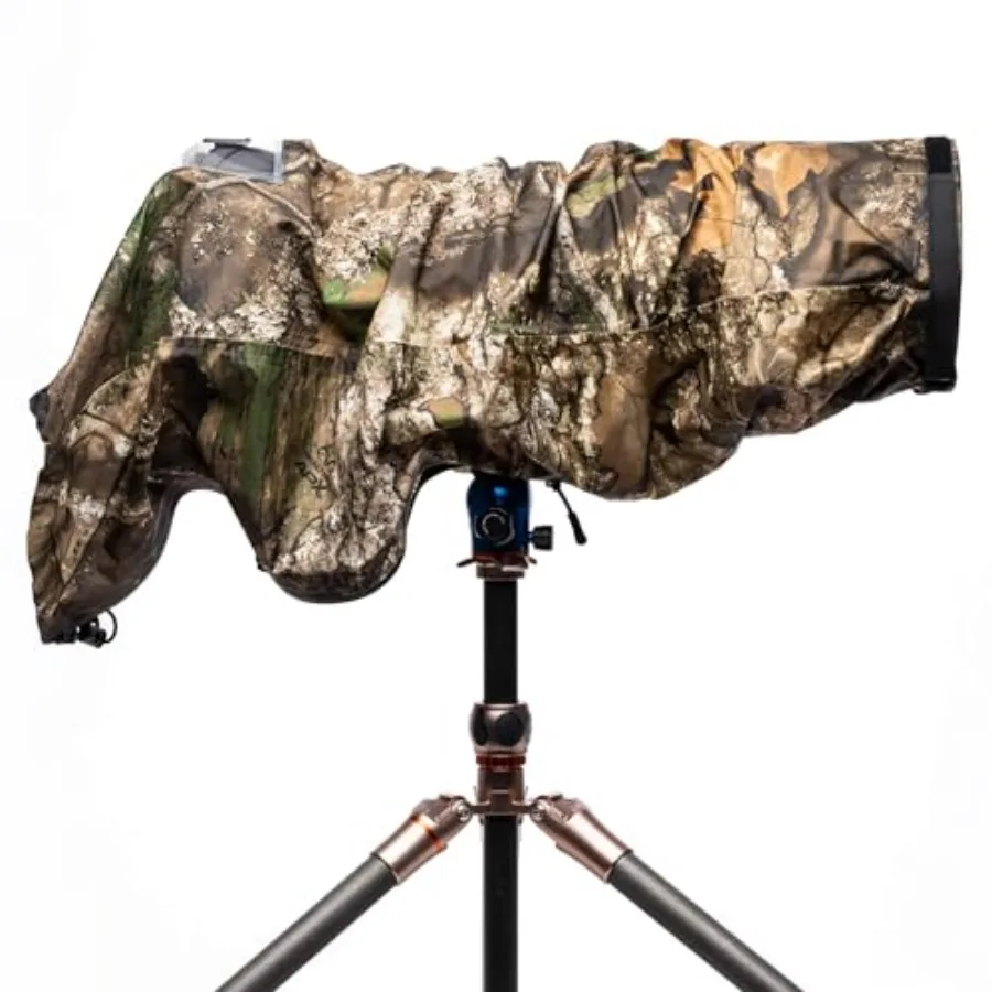 

Emergency Rain Covers for DSLR and Mirrorless Cameras with f/4 Lens - Large Realtree APX uflage