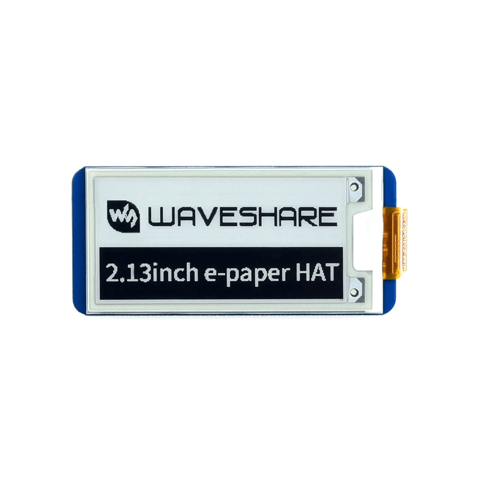 Waveshare 2.13inch E-Ink Display HAT for Raspberry Pi with SPI Interface,250x122 Resolution, Compatible with Arduino/STM32
