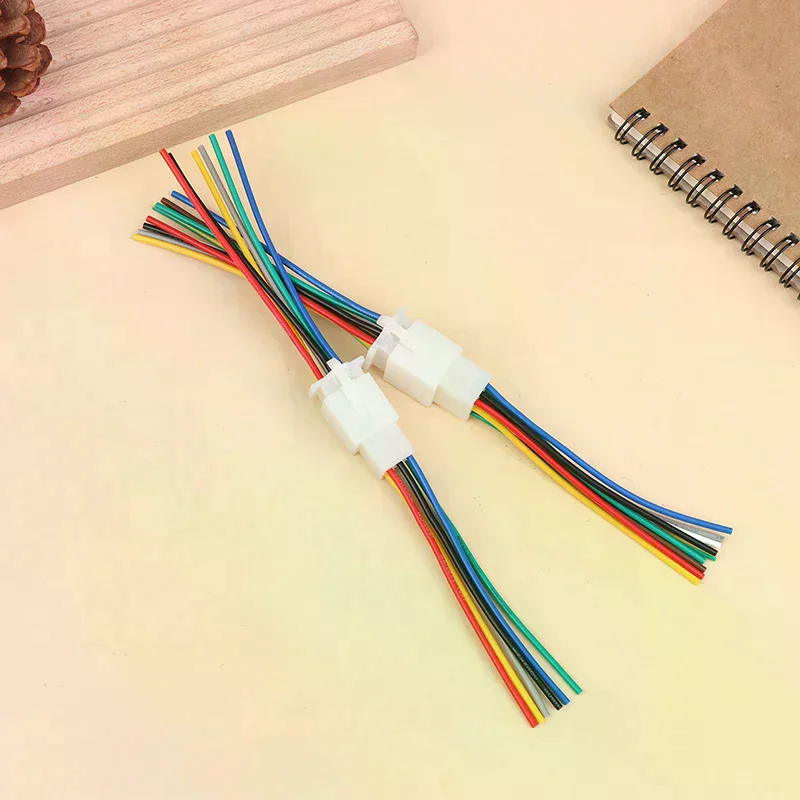 One 2.8mm 1/2/3/4/6/9 pin electric vehicle quick connector male and female socket for cable terminal plug