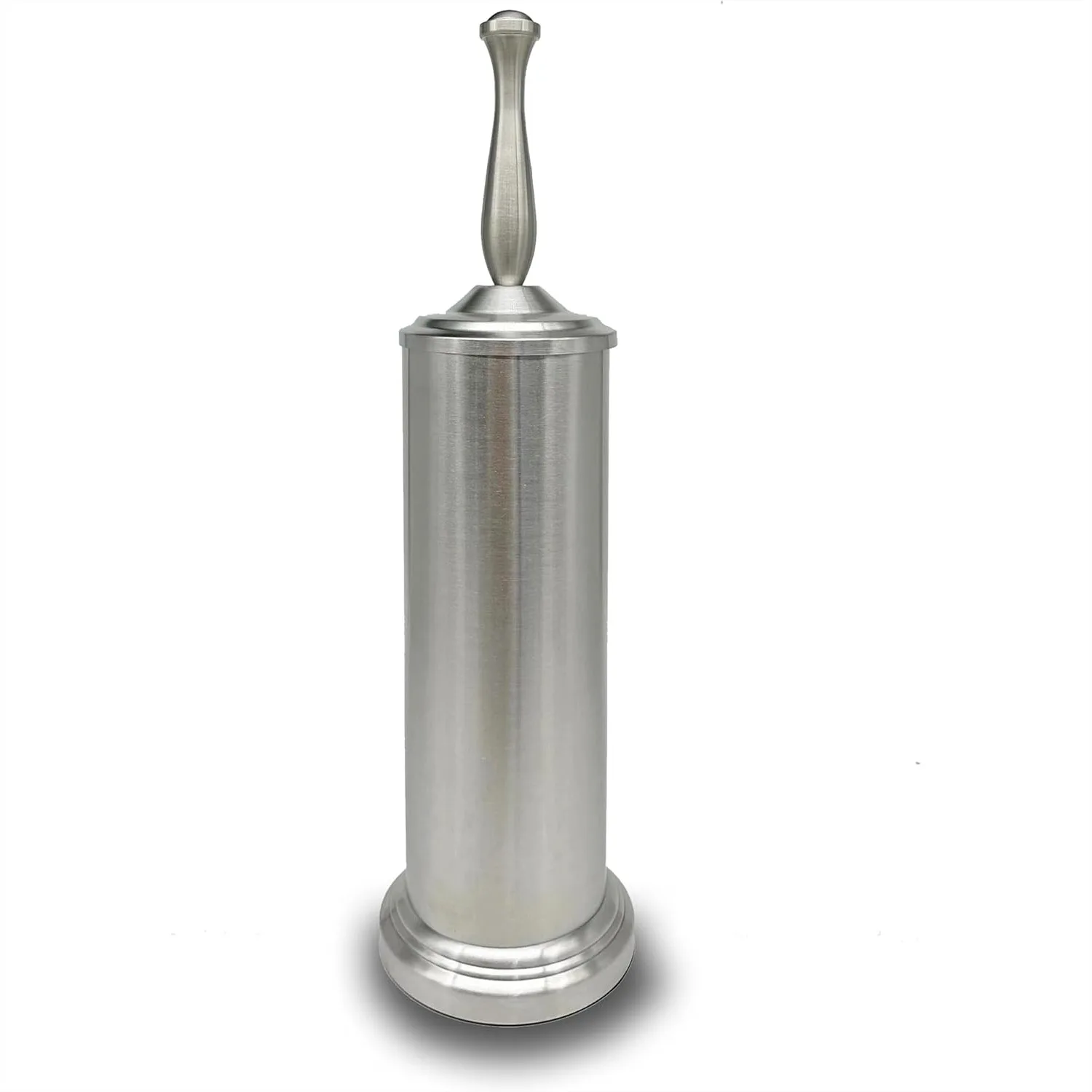 

Brushed Nickel Toilet Bowl Brush with Holder, Durable Bathroom Cleaning Tool for Efficient Toilet Maintenance