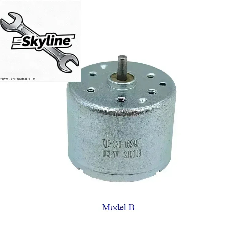 Mini 320 DC Motor 3.7V 6V 12V Micro 24mm Silent Round Spindle Low Speed for DIY Toy Sweeper DVD