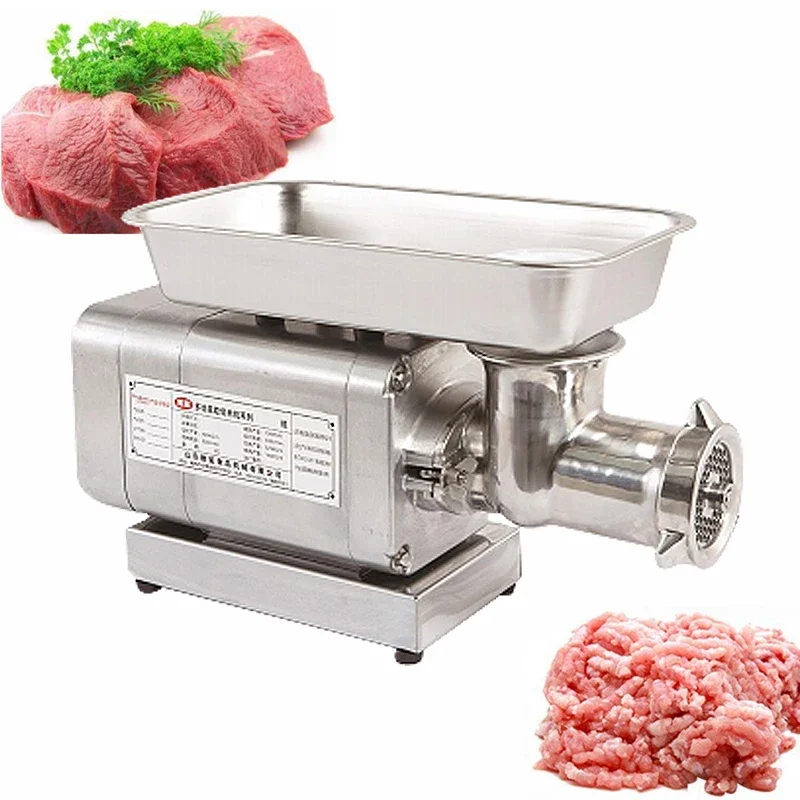 Stainless Steel Small Meat Cutting Machine Meat Grinder Machine Fresh Meat Slicer For Restaurant