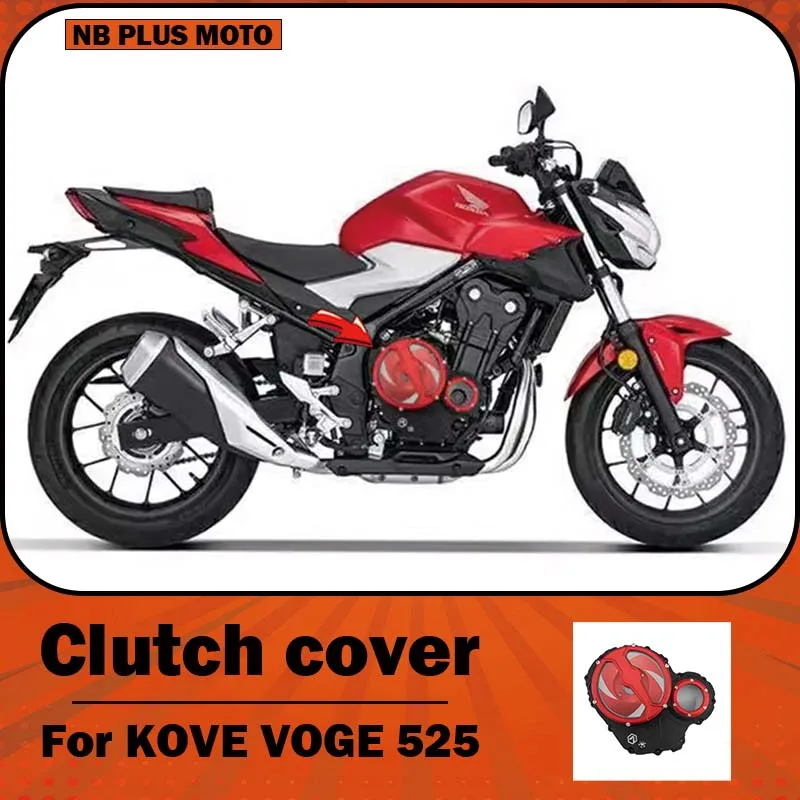 【Premium】For Transparent engine clutch cover suitable for Voge 525r, KOVE 525x, and Voge 525ac