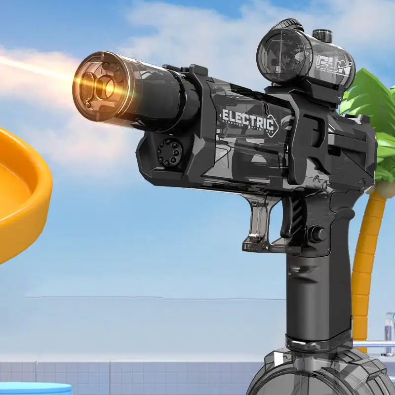 

Летняя полностью автоматическая электрическая водяная пушка с фотоэлементами, перезаряжаемая игрушка для непрерывного стрельбы, детская игрушка для брызг, подарок для мальчика