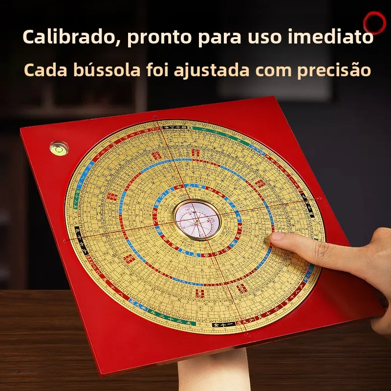 boussole-automatique-de-haute-precision-pour-l'exterieur-en-laiton-pur-ornement-d'orientation-des-vingt-quatre-montagnes-couleur-bois-rouge-gyroscope-huit-trigrammes