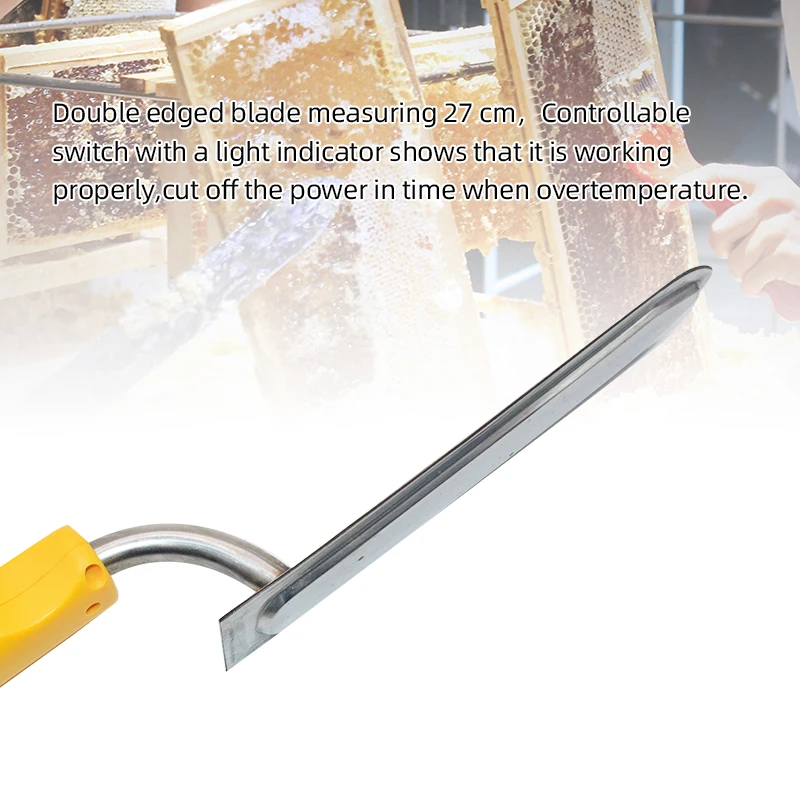 Beekeeping Electric Cutting Honey Knife Professional Controllable Switch Electric Uncapping Knife Keep from Scorching The Honey