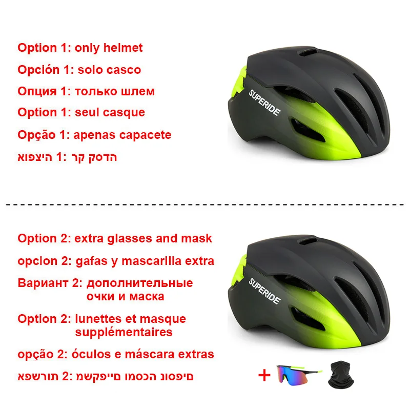 SUPERIDE Men Women Road Bike Mountain Helmet Sports Ventilated MTB Bicycle Helmet Outdoor Ultralight Racing Cycling Helmet